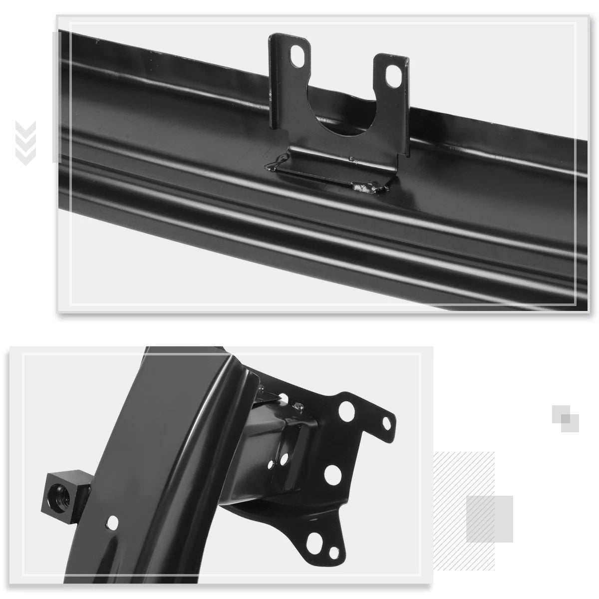 Front Bumper Reinforcement Impact Absorber Bar for VW Jetta GTI (2005–2010)