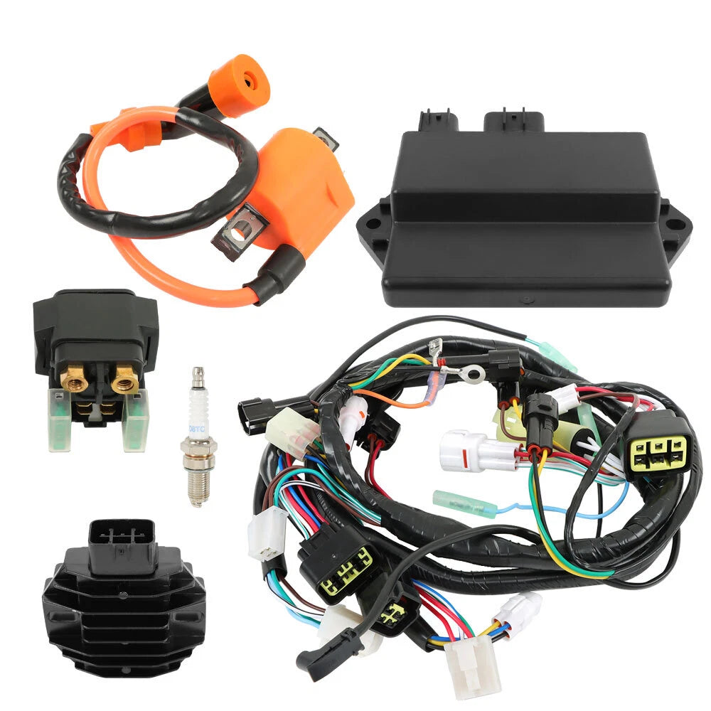 Ignition Coil CDI Relay Wire Harness for Yamaha Raptor YFM350R (2004–2013)