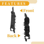 Set of 2 Front Bumper Support Brackets for Hyundai Elantra (2011–2016)