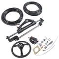 Hydraulic Outboard Boat Steering Kit for 300HP (16ft Hoses)