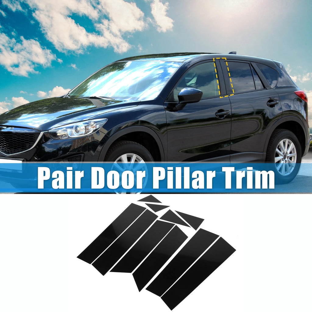10Pcs B Pillar Trim Garnish for Mazda CX-5 (2017–2022)