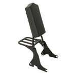 Black Sissy Bar Backrest Luggage Rack for Harley Sportster XL 883 1200 (04-22)