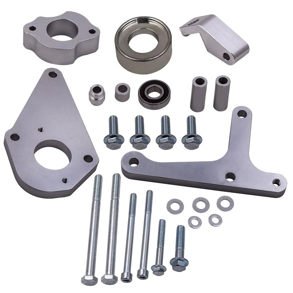 Low Mount Alternator Power Steering Brackets for GMC LS LSX LS1