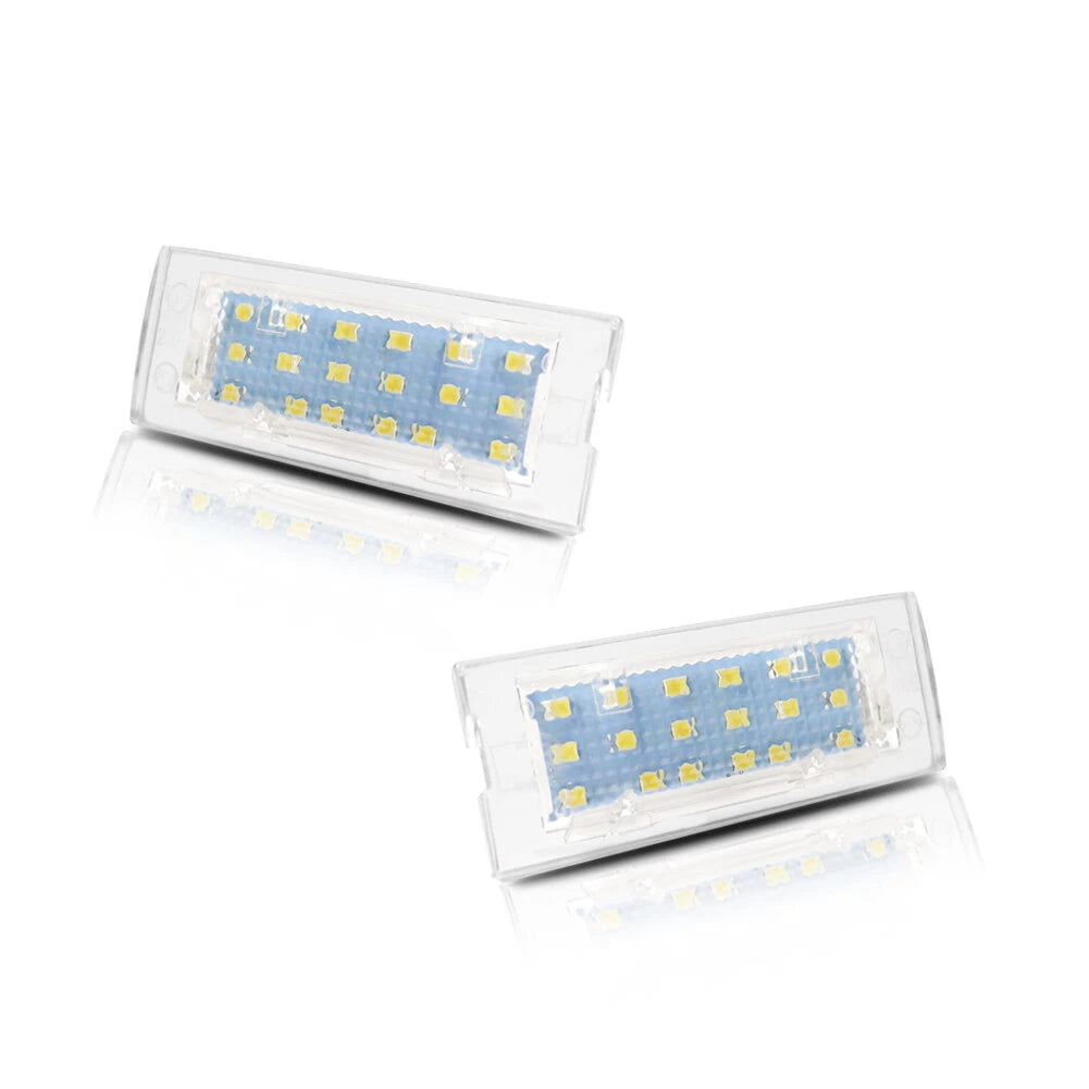 2X LED License Plate Lights for BMW X3 E83, X5 E53 (2004–2010)
