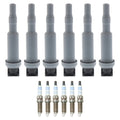 Set of 6 Ignition Coils for BMW F10 L6 (2011–2017) - OE Fine Wire Platinum