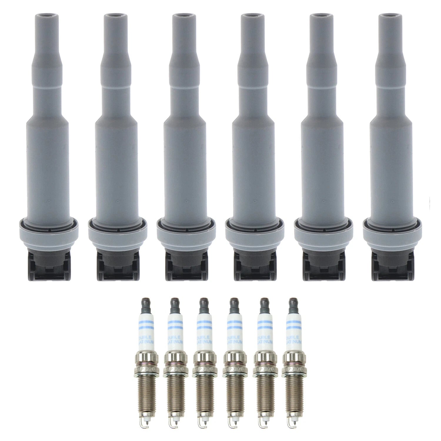 Set of 6 Ignition Coils for BMW F10 L6 (2011–2017) - OE Fine Wire Platinum