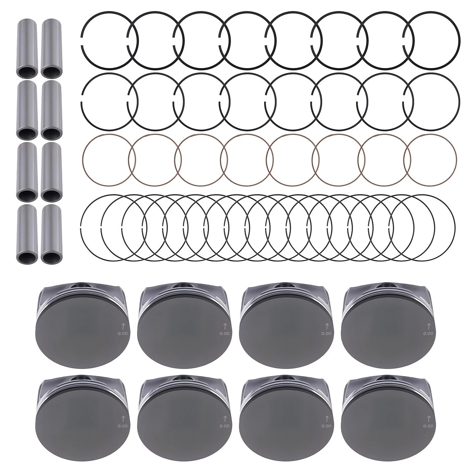 Pistons & Rings for Chrysler Aspen, Dodge 1500, 2500, Jeep Ram 5.7L (2009–2016)