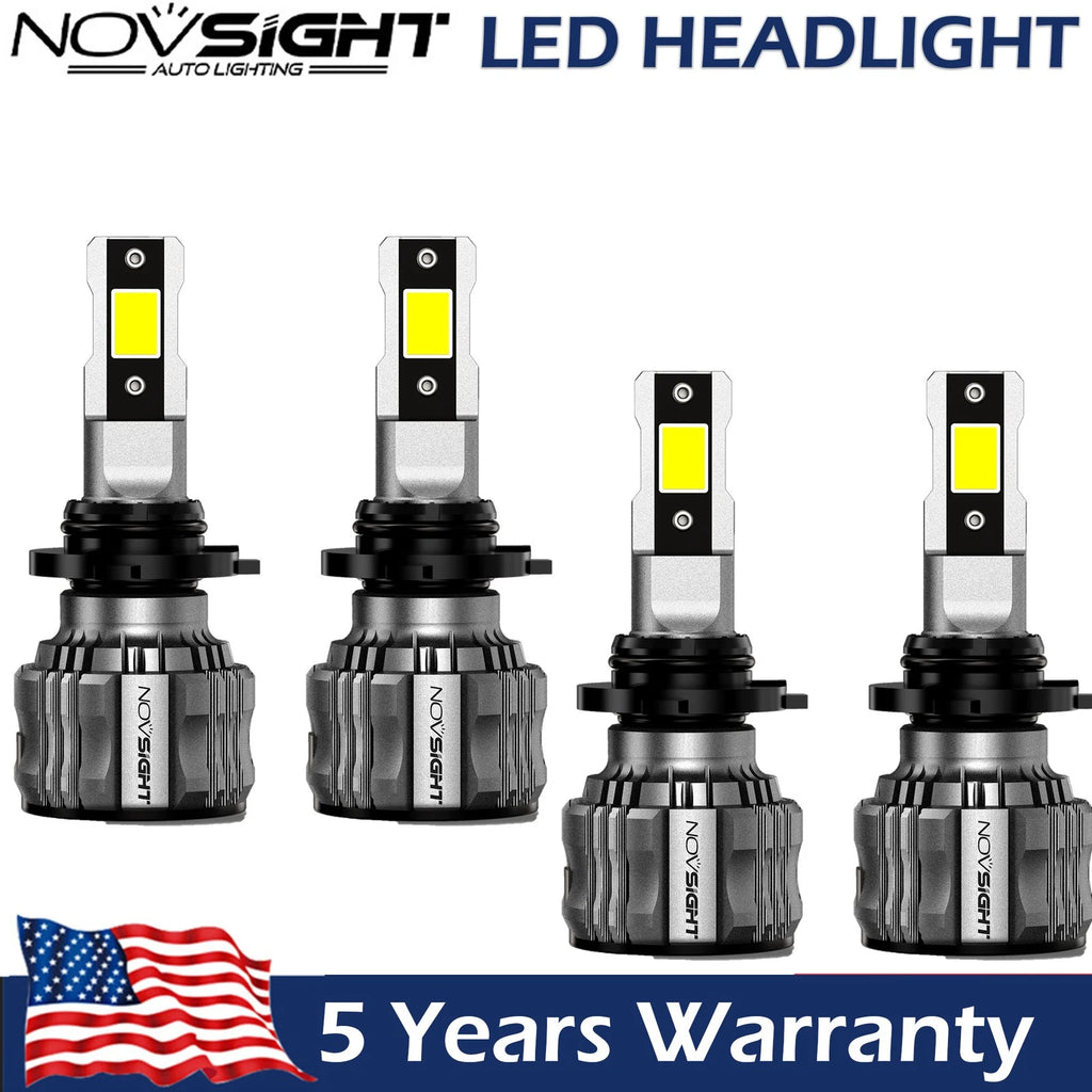 4X 9005 LED Headlight Bulbs 6500K for Toyota RAV4 (2013–2015)