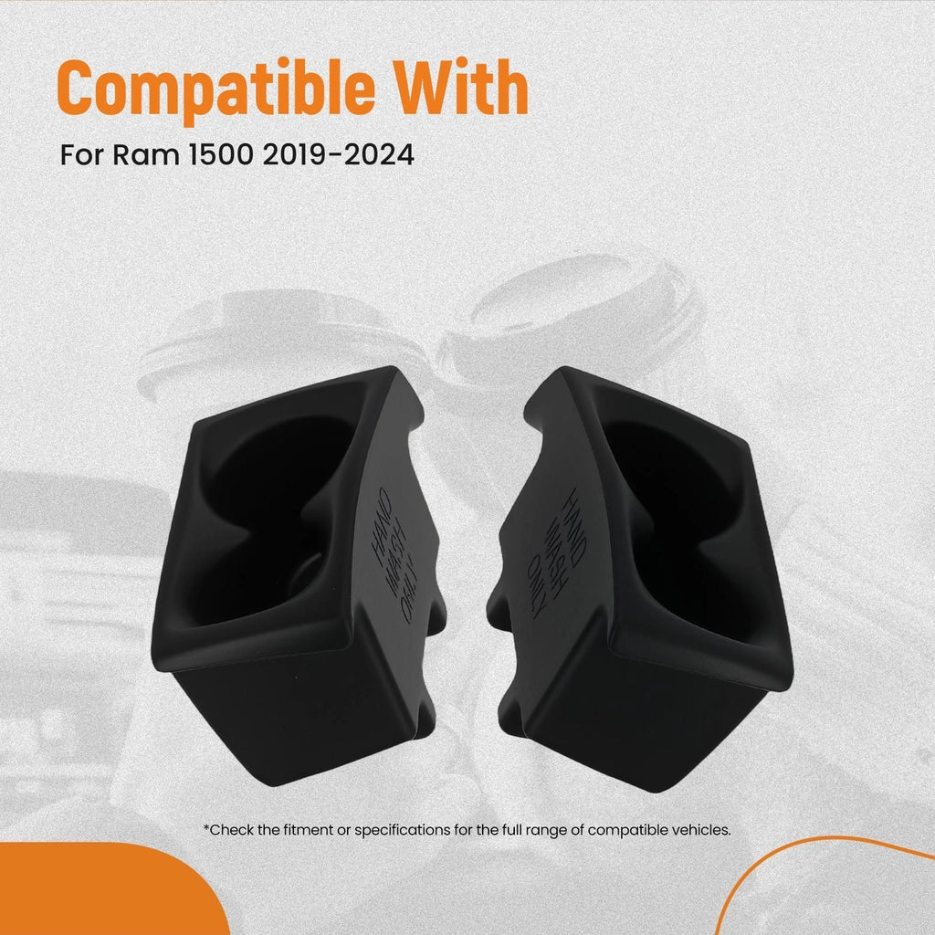 ABS Door Panel Cup Holder for Ram 1500 (2019–2024) 5YK46TX7AC 5YK47TX7AC Black