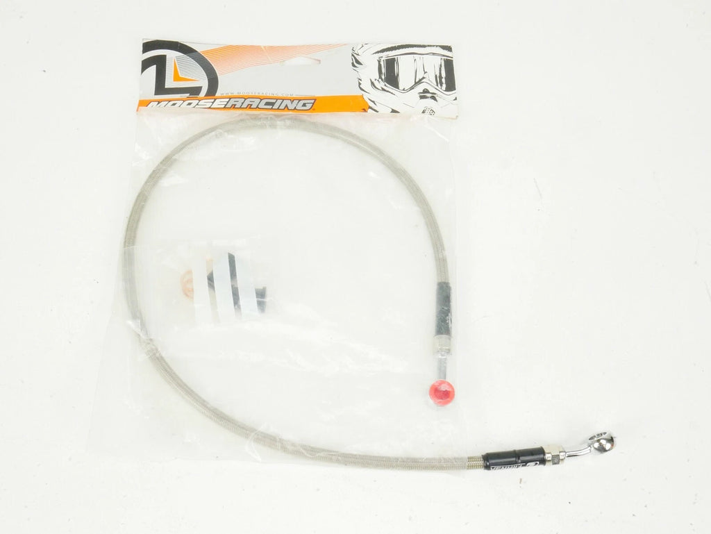 Rear Braided Brake Line for Honda TRX 400E (1999–2004) - Moose Racing 1741-0160