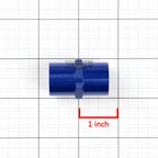 3/8" NPT Female Pipe Coupler for Universal Applications (Aluminum, Blue Anodized)