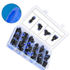 80 Piece Quick Connect Air Hose Fittings Kit for Universal Use (14 Inch)