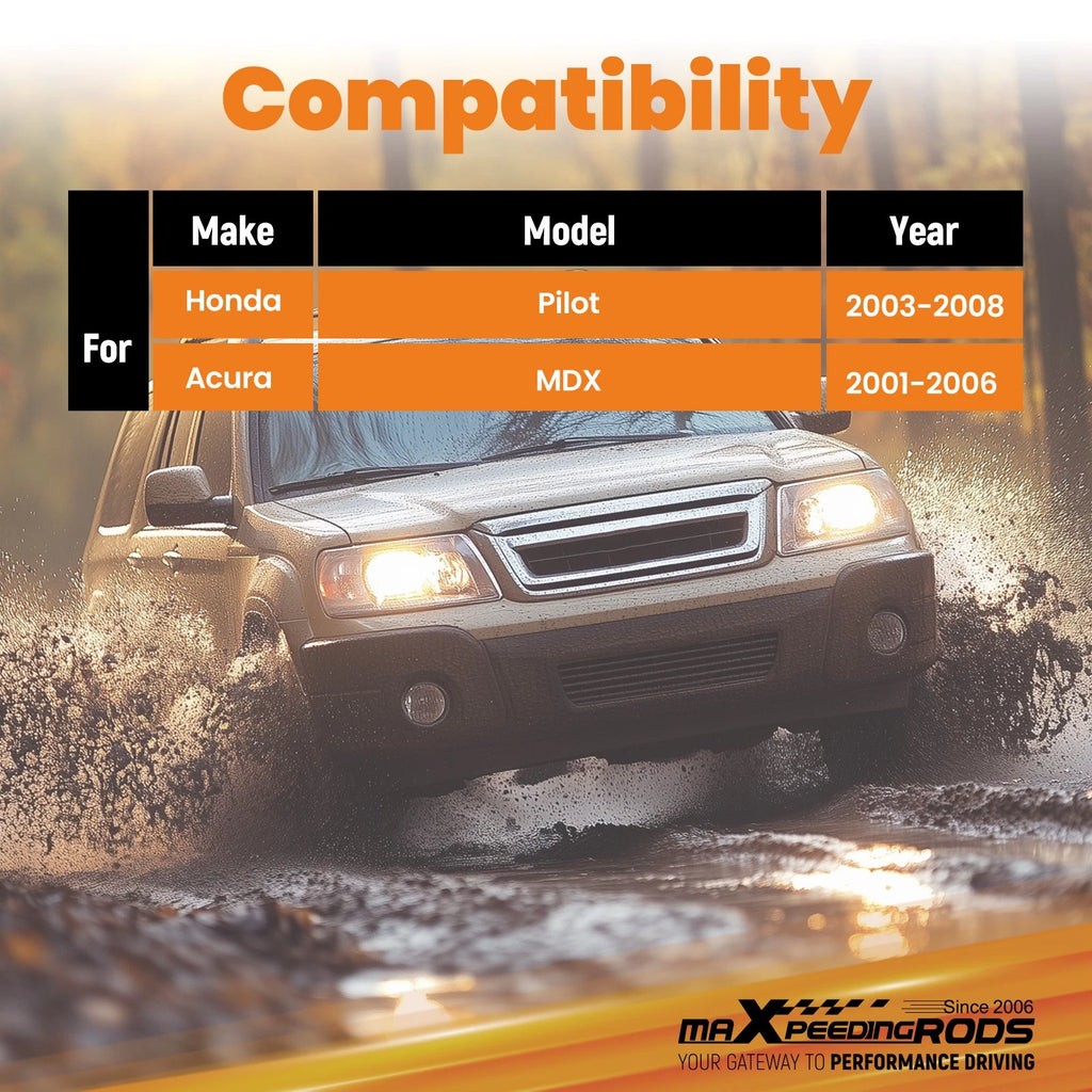 3" Lift Kit for Honda Pilot (2003–2008) & Acura MDX (2001–2006) Spacers, Sway Links