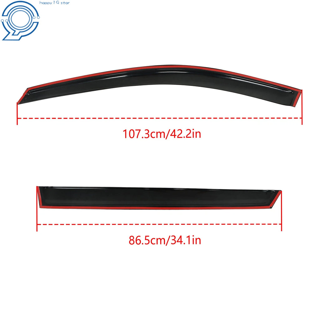 Set of 4 Window Visors for Mazda CX-9 (2016-2021)