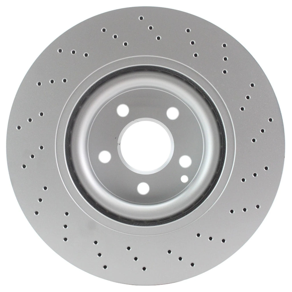 Hella Pagid 350mm Front Coated Drilled Disc Brake Rotor for Mercedes C216 W221 (2007–2015)