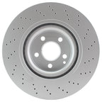 Hella Pagid 350mm Front Coated Drilled Disc Brake Rotor for Mercedes C216 W221 (2007–2015)