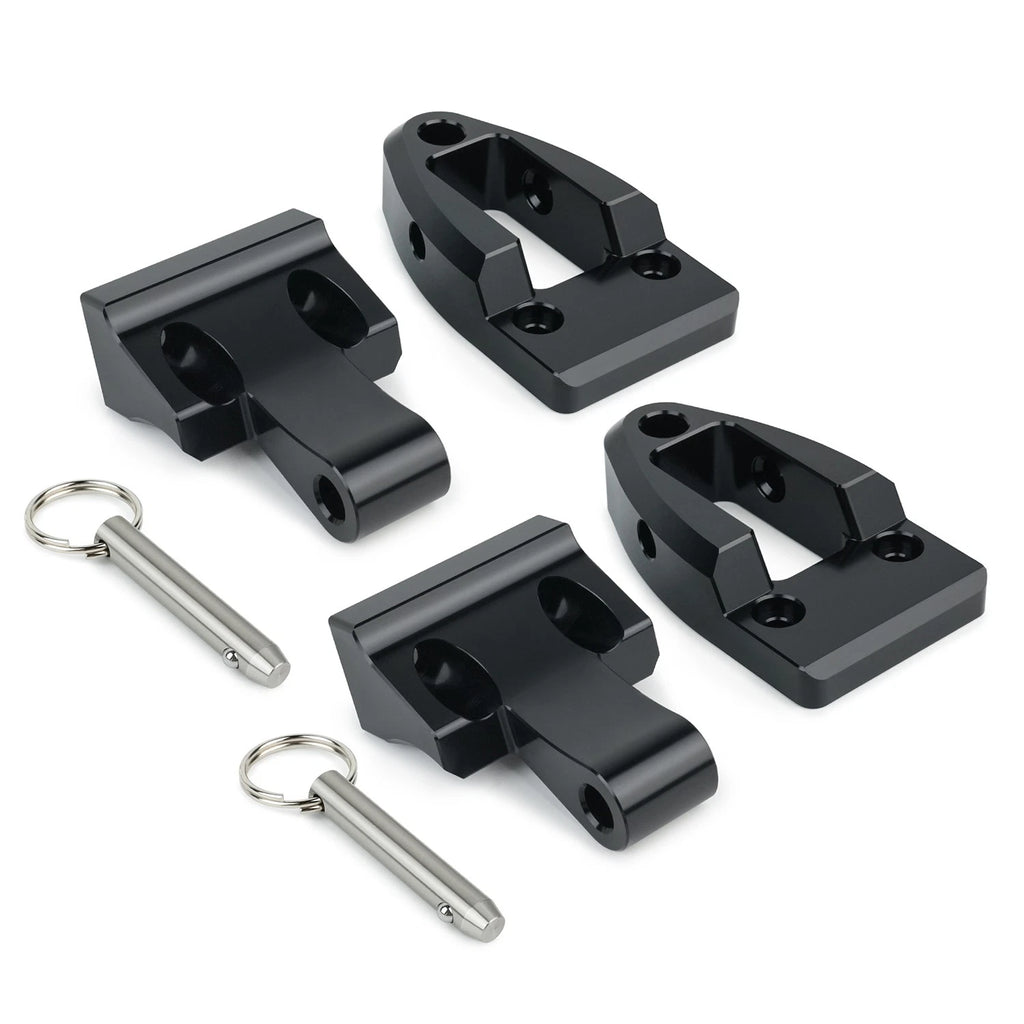 Pair Seat Hinge for Kawasaki SC Super Chicken (11047-3733-8C) Black