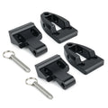 Pair Seat Hinge for Kawasaki SC Super Chicken (11047-3733-8C) Black