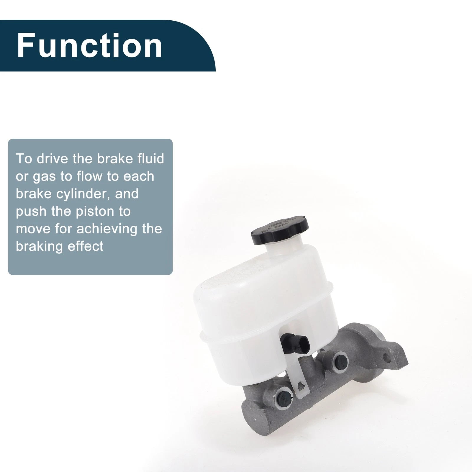 Brake Master Cylinder with Reservoir No. 20845345 for Chevrolet Silverado 1500 (2014–2019)