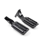 Black Rear Passenger Footpeg Bracket for Harley Electra Glide Road King (1993–2023)