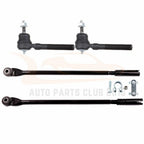 Set of 4 Front Inner Outer Tie Rods for Chrysler 300M (1999–2004)