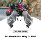 Front LED Headlight Amber Turn Signal for Honda GoldWing GL1800 (2001–2017)