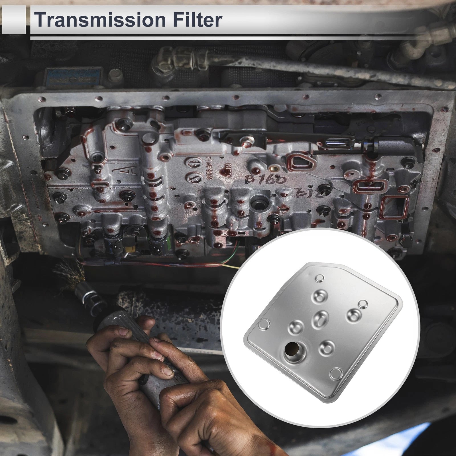 6R80 Transmission Filter No.FL3Z7A098A for Ford F-150 (2015–2020)