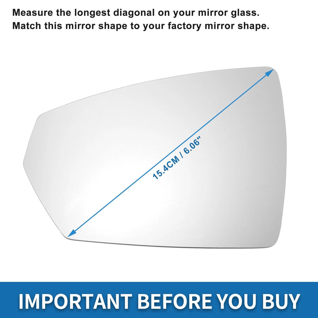 Heated Mirror Glass for Volkswagen Polo (2017–2023)
