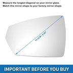 Heated Mirror Glass for Volkswagen Polo (2017–2023)