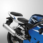 Black Driver & Passenger Seats for Suzuki GSXR600 GSXR750 (2004–2005)