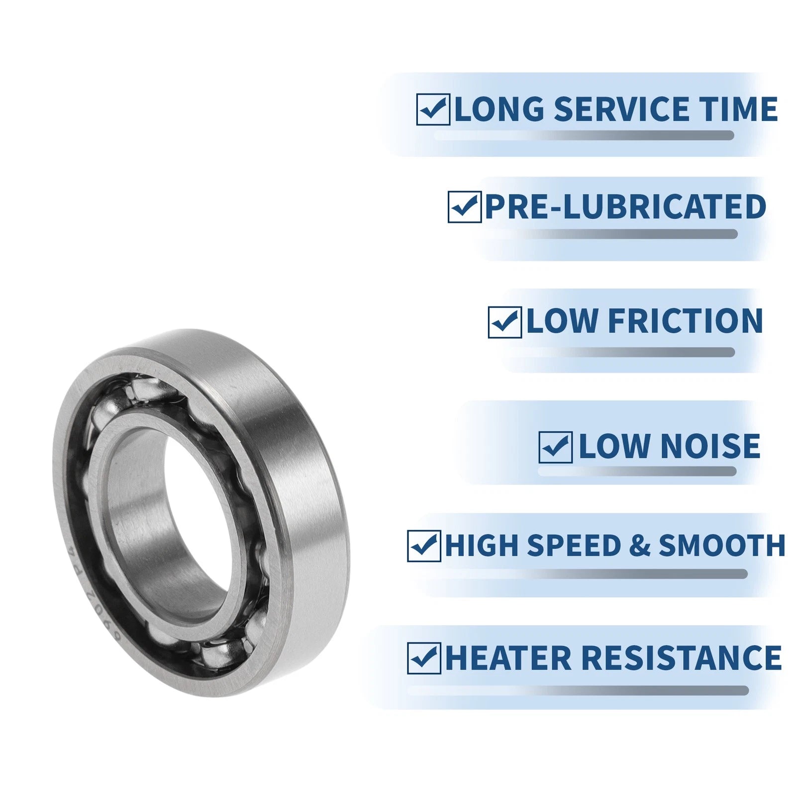 Deep Groove Ball Bearing 15x28x7mm for Various Models (6902)