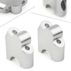 Silver HandleBar Bar Risers Mount Clamp Adapter for BMW F800R (2015-2017)