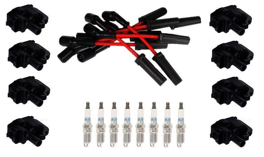 Set of 8 Ignition Wires & 8 Spark Plugs for CTS Corvette GTO (2004–2006)