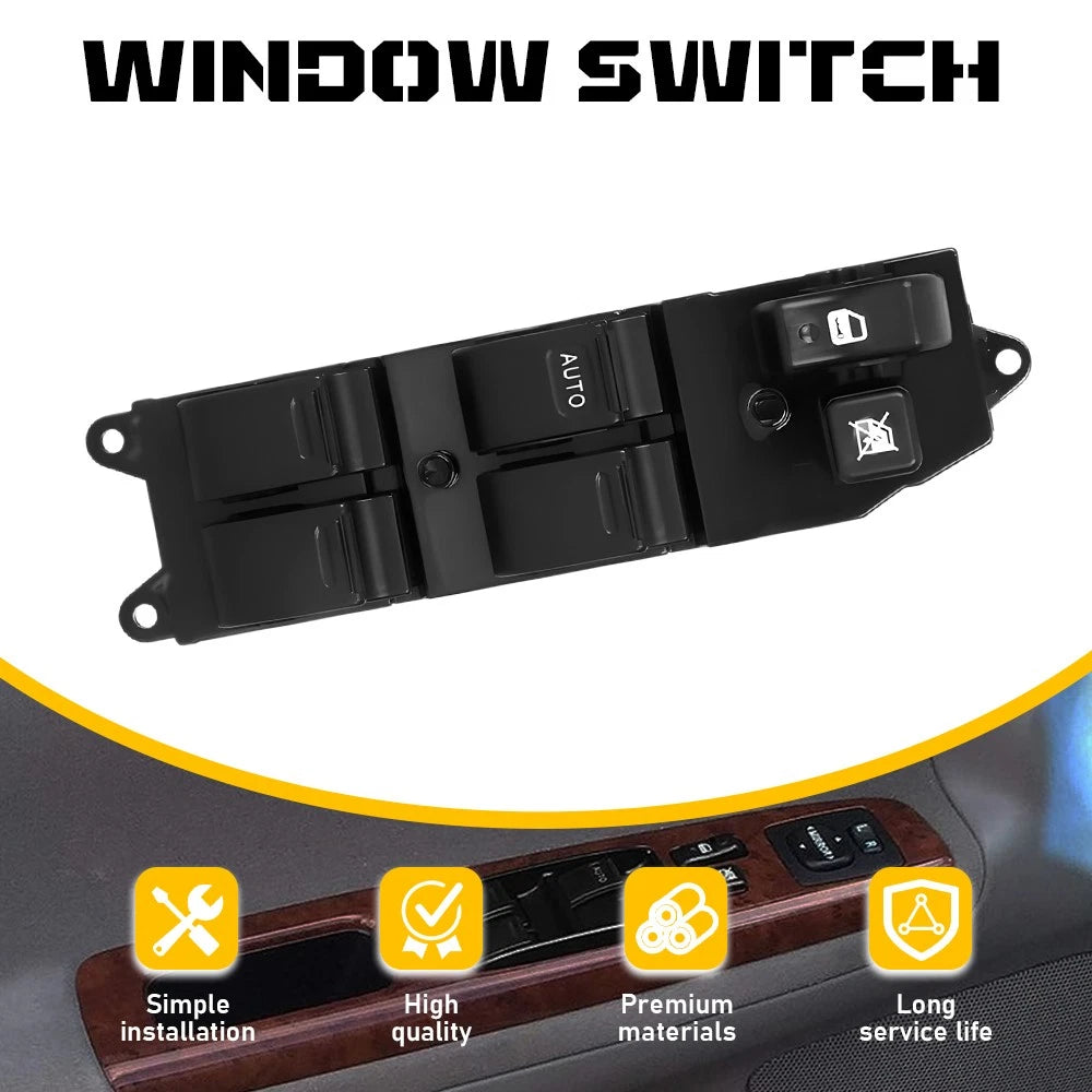 Driver Master Power Window Switch 84820-60090 for Toyota Corolla Camry 4Runner (2003–2008)