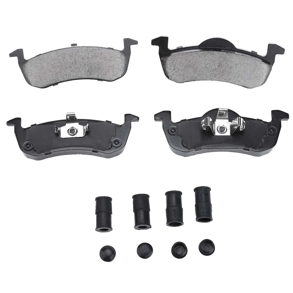 Set of 4 Disc Brake Rotors & Ceramic Pads for Ford Expedition (2007–2009)