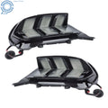 2X Smoked LED Tail Light Assembly for Ford Mustang (2024–2025)