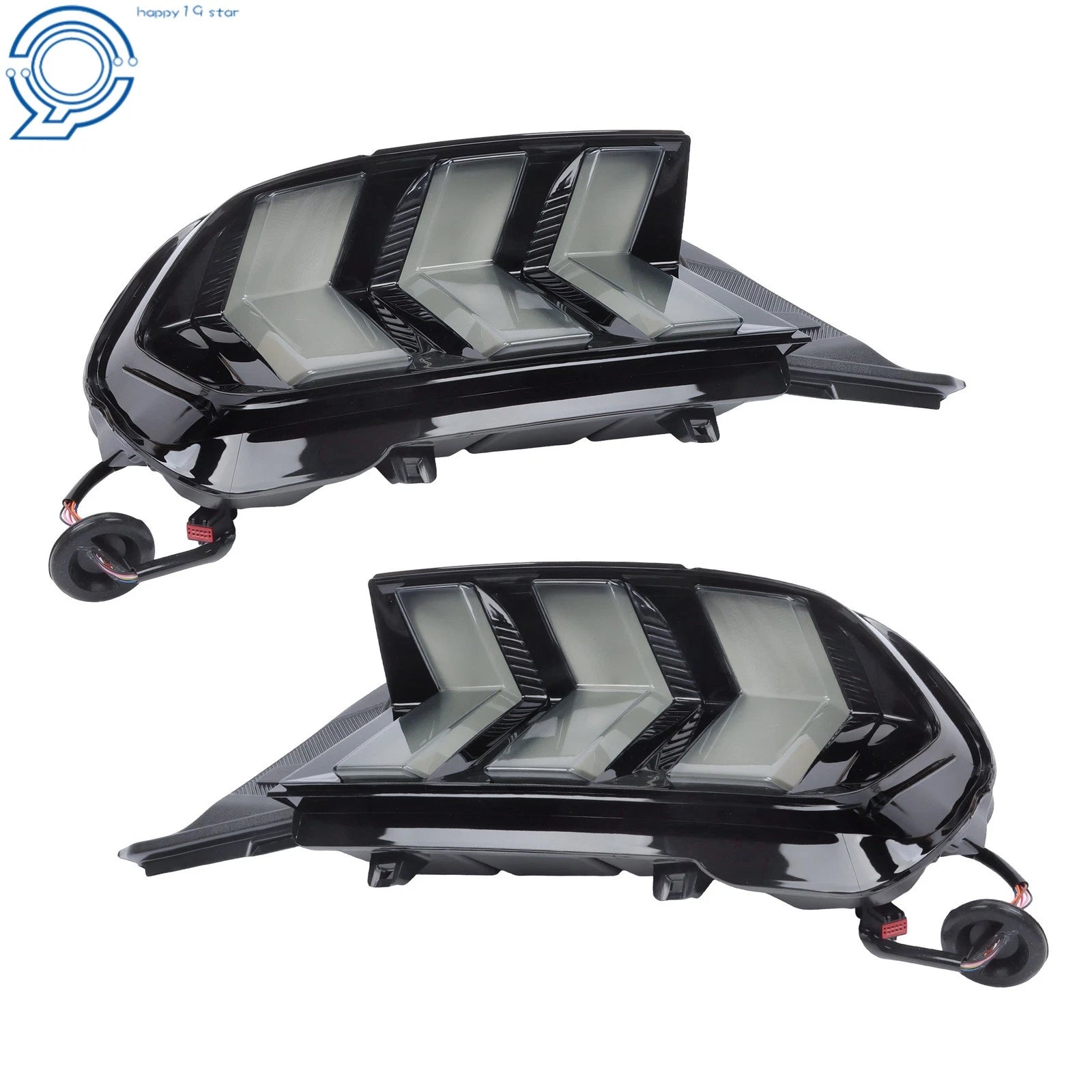 2X Smoked LED Tail Light Assembly for Ford Mustang (2024–2025)