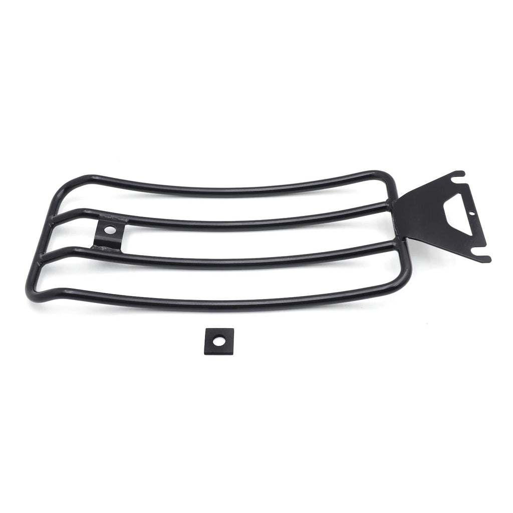 Black Steel Rear Fender Rack for Harley Touring FLH FLT (1997–2015)