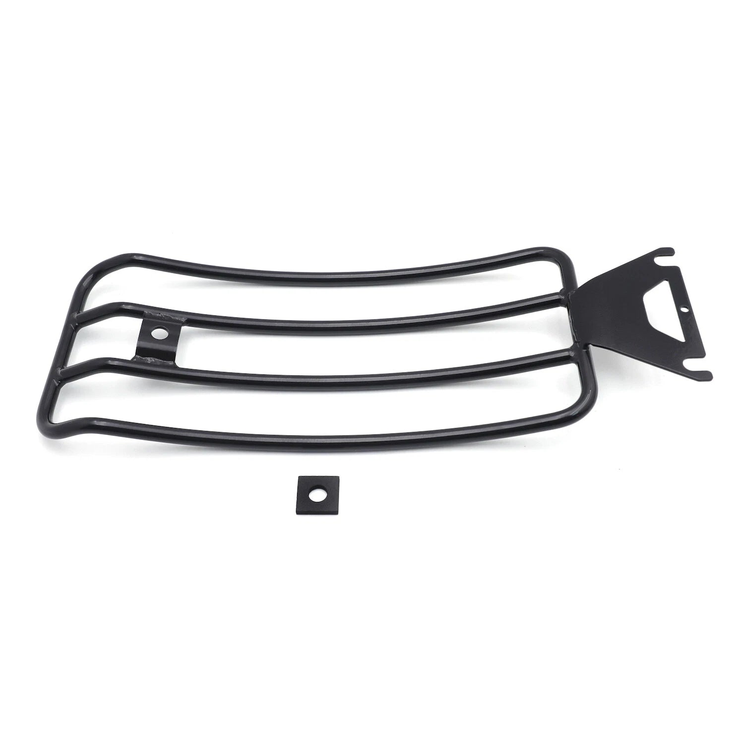 Black Steel Rear Fender Rack for Harley Touring FLH FLT (1997–2015)