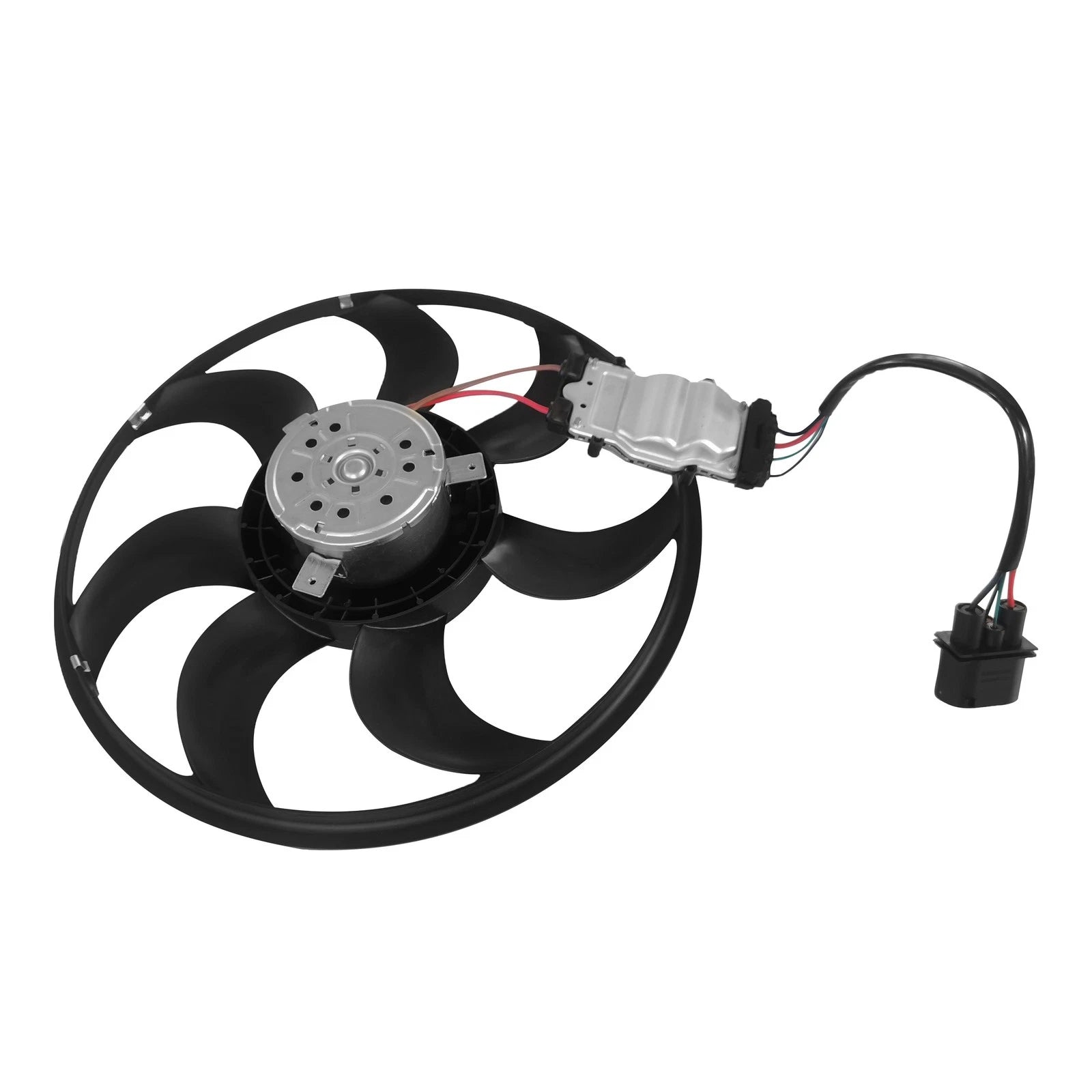 Engine Radiator Cooling Fan Right Side for VW Touareg (2009–2010) & Audi Q7 (2009–2015)