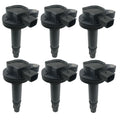Set of 6 Ignition Coils IGC0169 for Ford Fusion Lincoln MKX Mercury Sable (2006–2012)