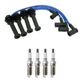 NGK 8mm Wire Set & Denso Iridium Spark Plug Kit for Contour Escape Focus (1998–2007)