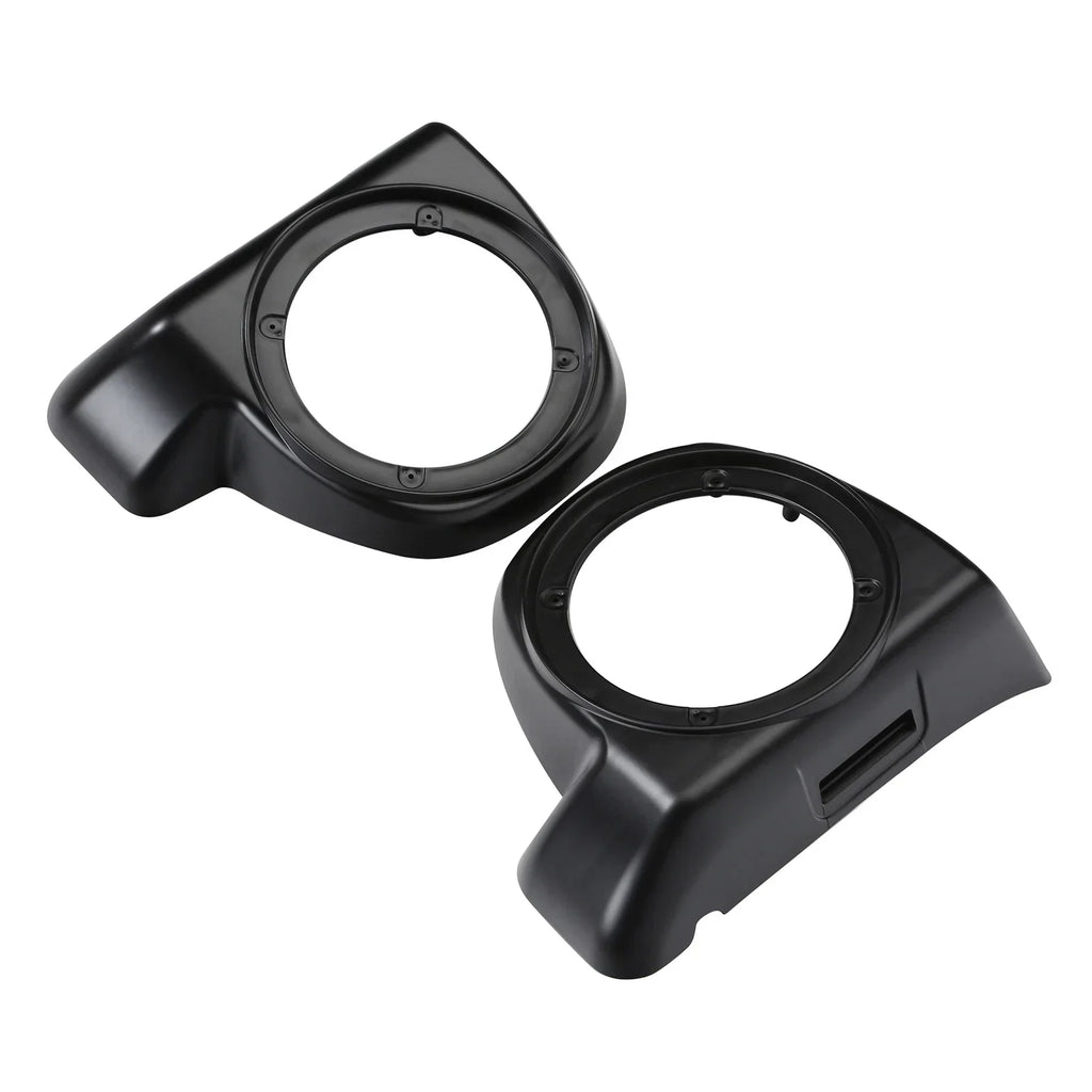 6.5" Lower Fairings Speaker Pods for Harley Road Glide (2014-2024) Black Denim