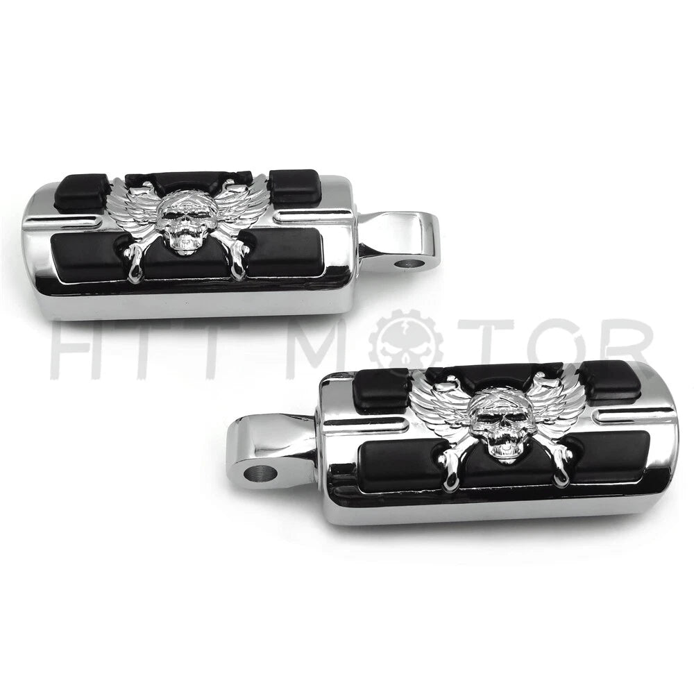 Pirate Skull Footpeg for Suzuki Boulevard Intruder S83 VS1400 Marauder 800 VZ800