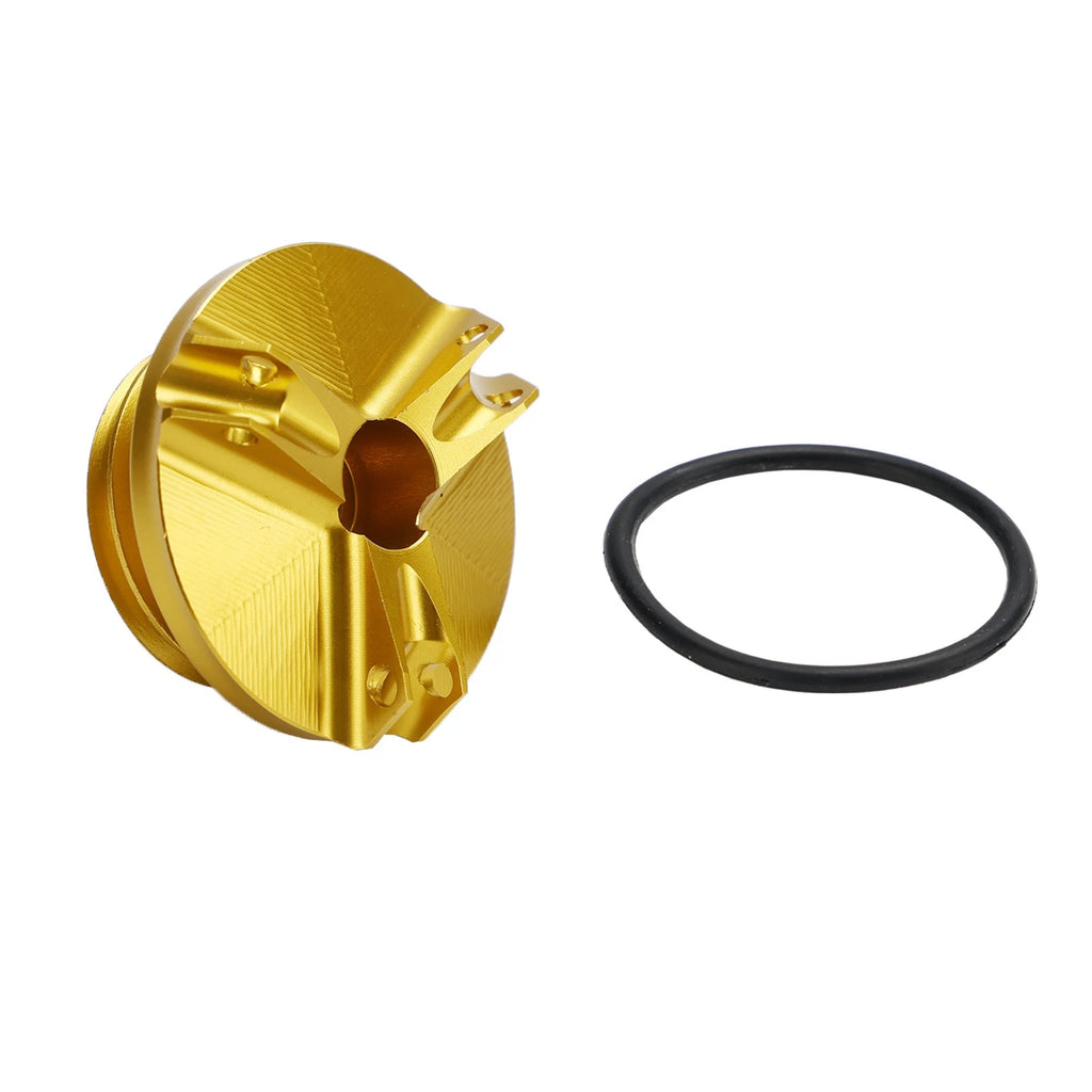 Gold Oil Filler Cap for Yamaha FZ1 FZ6 FZ6R FZ8 FZR250/R FZS 600 1000 (2001–2016)