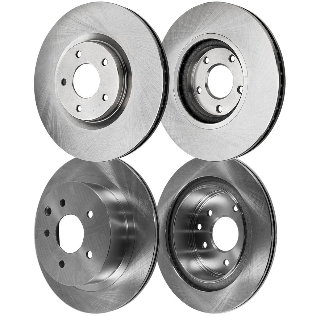 Front and Rear Disc Brake Rotors for Nissan Juke (2014–2017)
