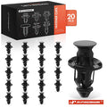 Front Clip Lower Fender Panel Bracket Fasteners for Toyota (20 Pack, 10mm, 2024-2024)