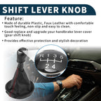 5 Speed Gear Shift Knob with Cover for Volkswagen Transporter (2003–2011)