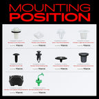 220Pcs Grommet Clips Fasteners for Nissan Pathfinder