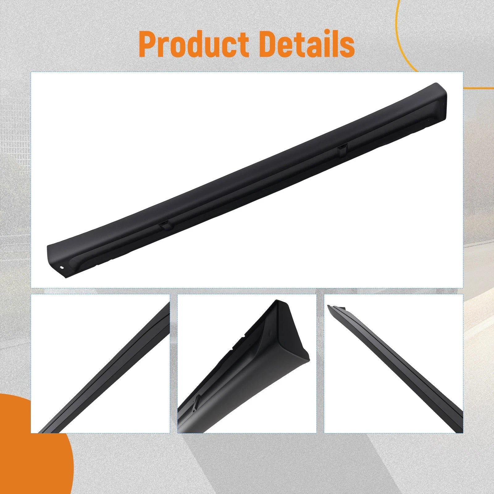 Lower Side Skirt Body Panel for Mitsubishi Outlander (2014-2020) Black